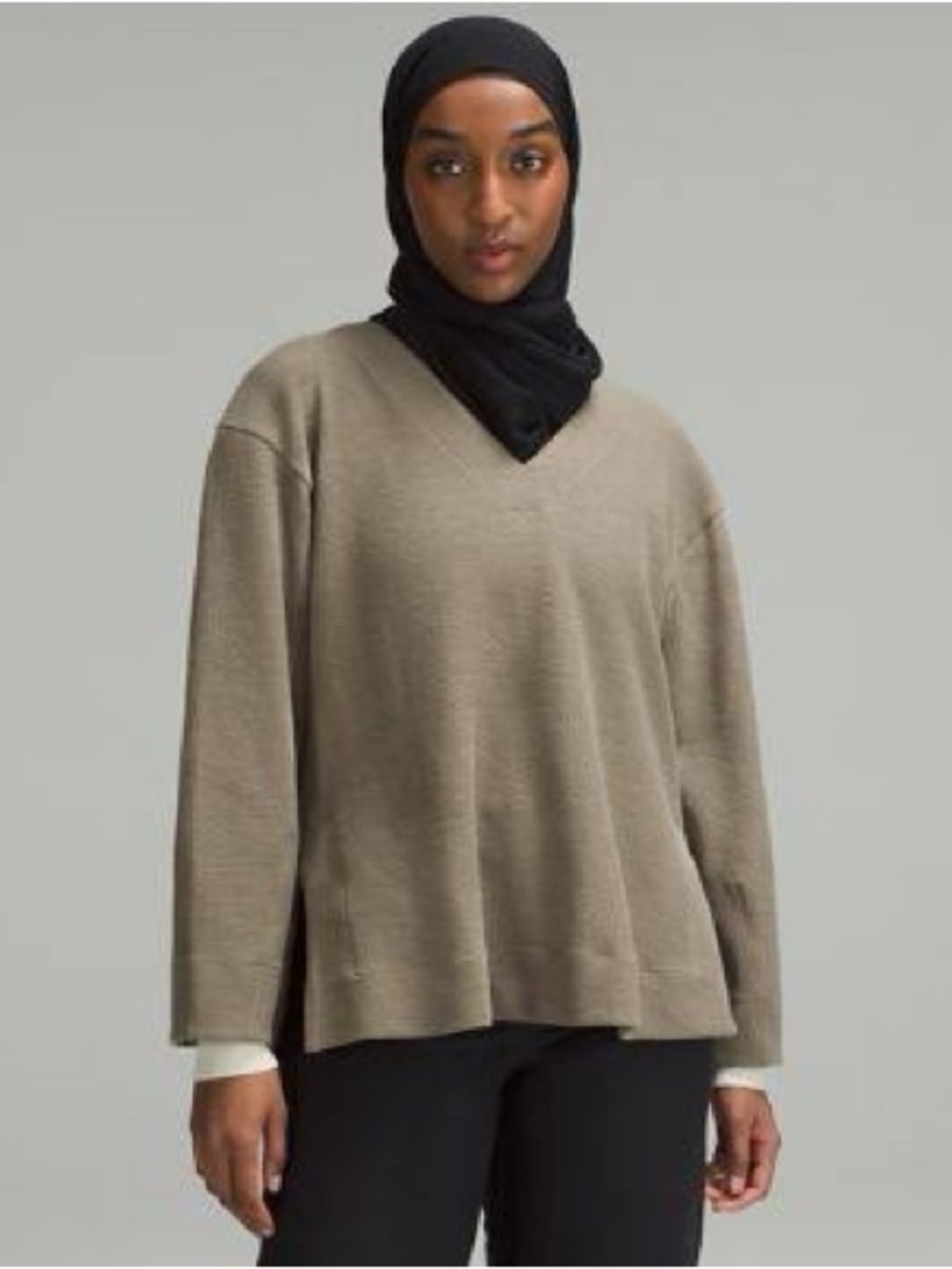 Lululemon V-Neck Long Sleeve Sweater